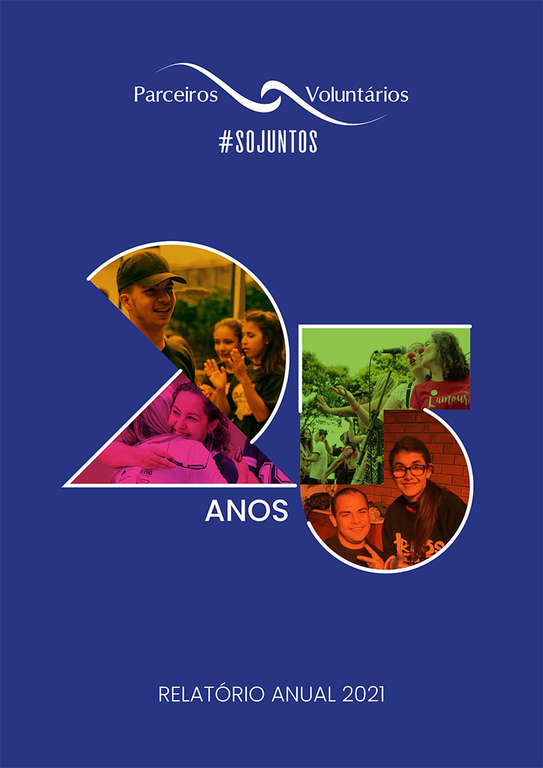 Com Renata Borges e Otavio Maia Parceiros Voluntários - Relatório Anual - 2021