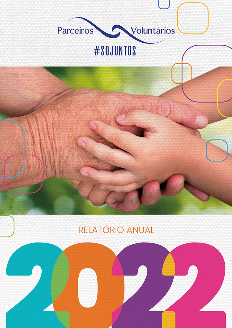 Com Renata Borges e Otavio Maia Parceiros Voluntários - Relatório Anual - 2022