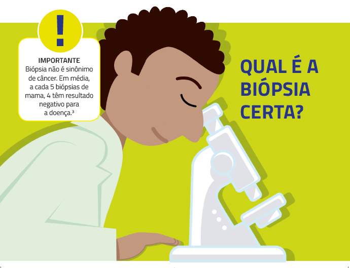 Clarice, personagem para campanha BD Brasil sobre câncer de mama (via GPeS)