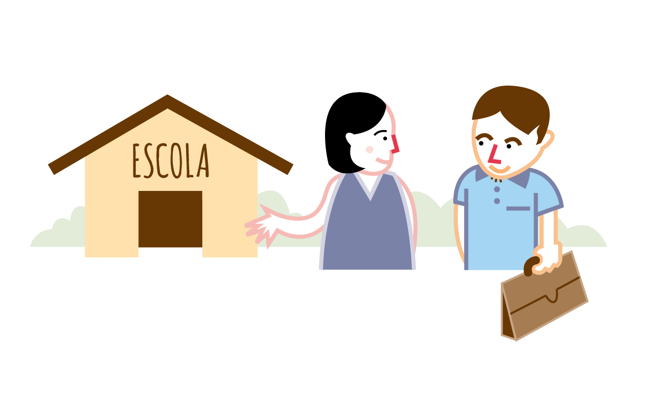 Ilustração para encarte Excelência com Equiadade, publicado  na revista Nova Escola.