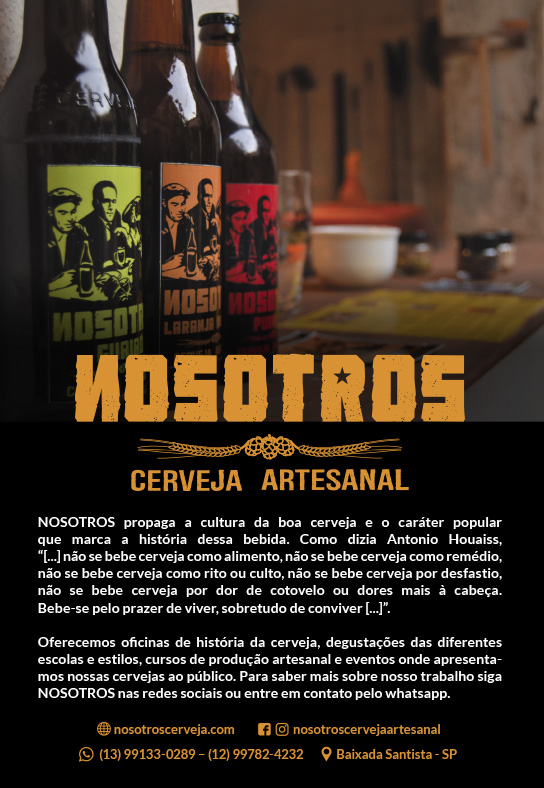 Flyer para Nosotros Cervejas Artesanais