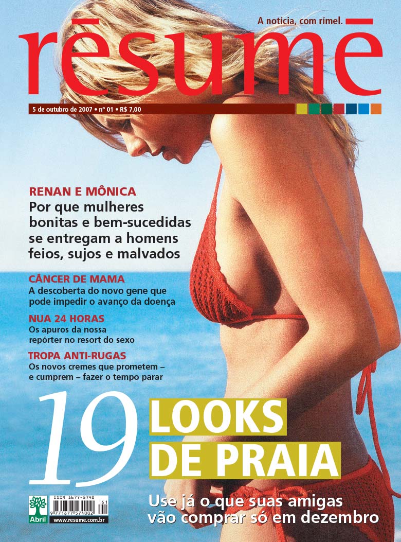 Resumé. Curso Abril de Jornalismo para Editores. Parceria com Andre Koguti