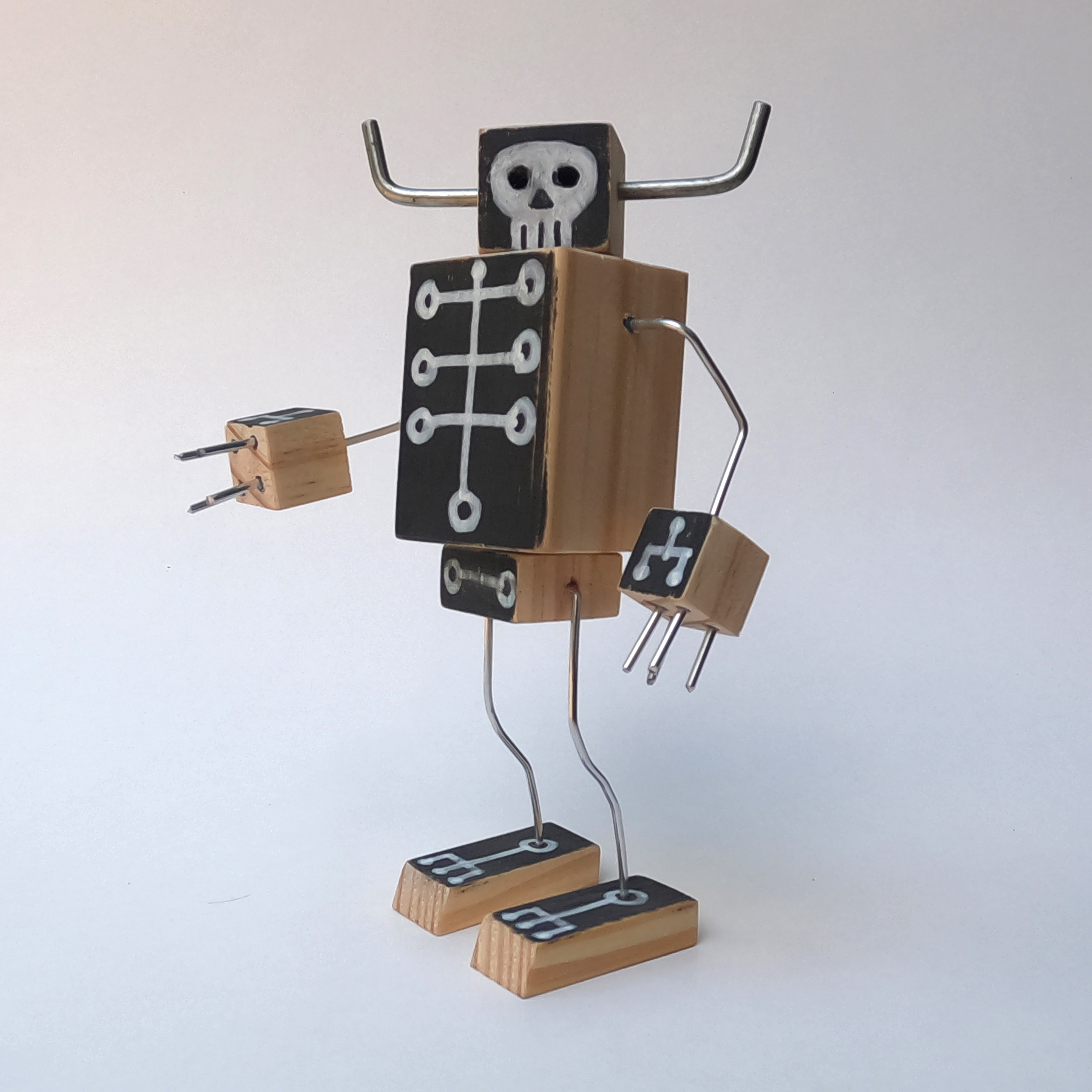 boneco de madeira