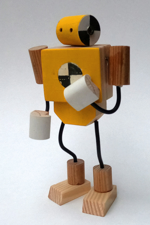 boneco de madeira