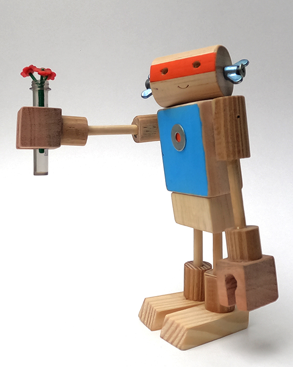 boneco de madeira