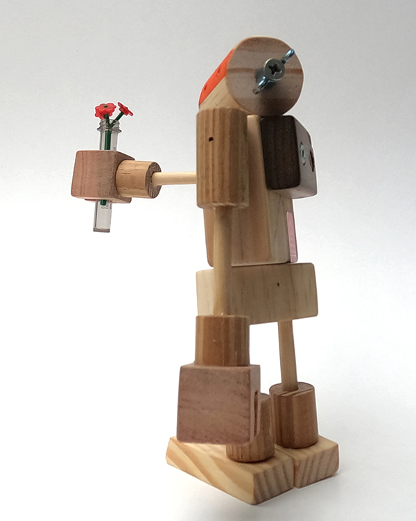 boneco de madeira