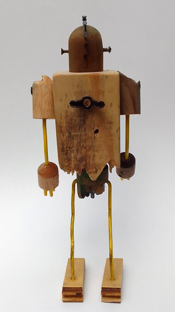boneco de madeira